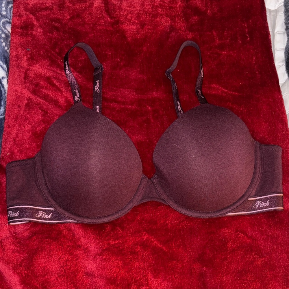 PINK Victoria's Secret Deep Red Bra